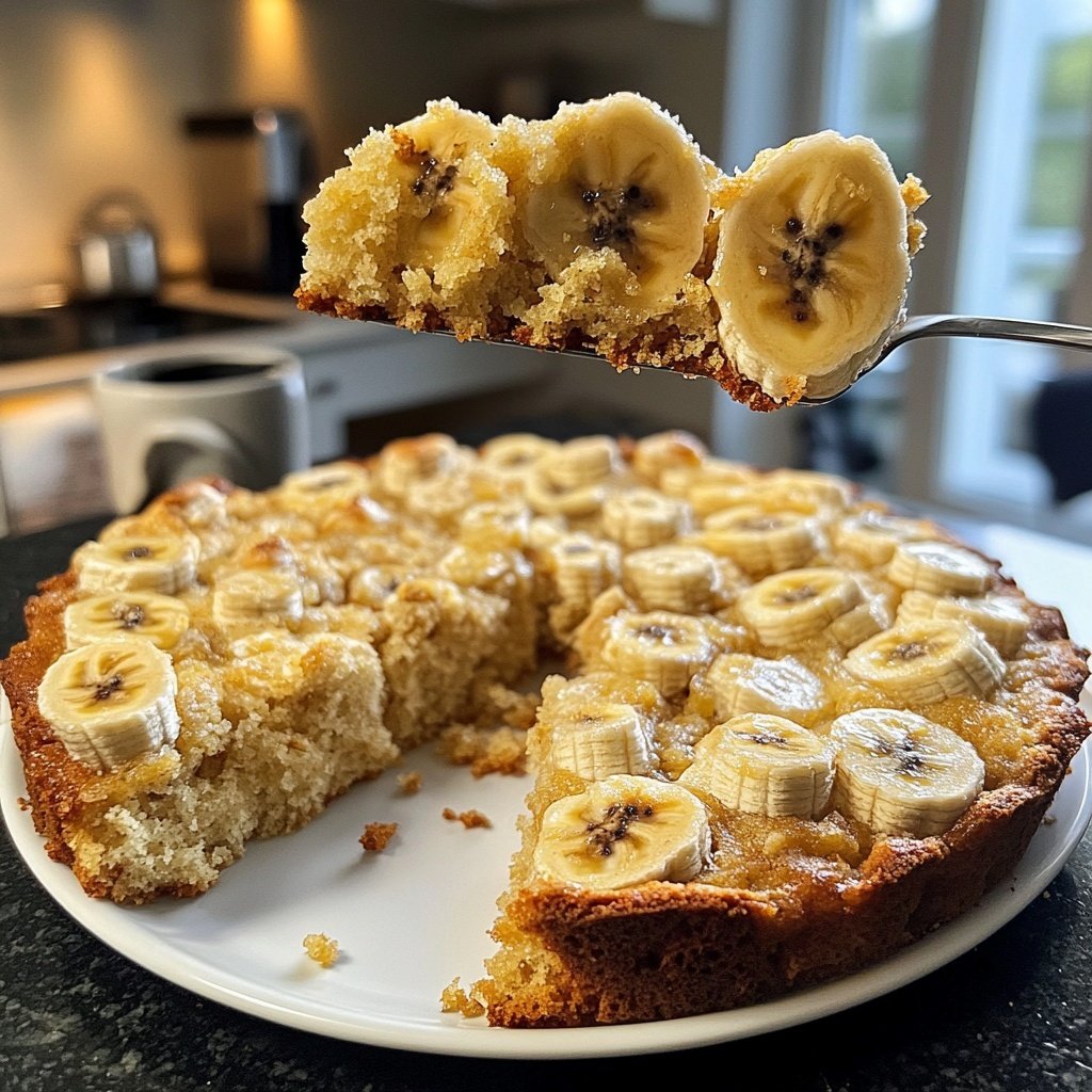 Bananenkuchen aus reifen Bananen