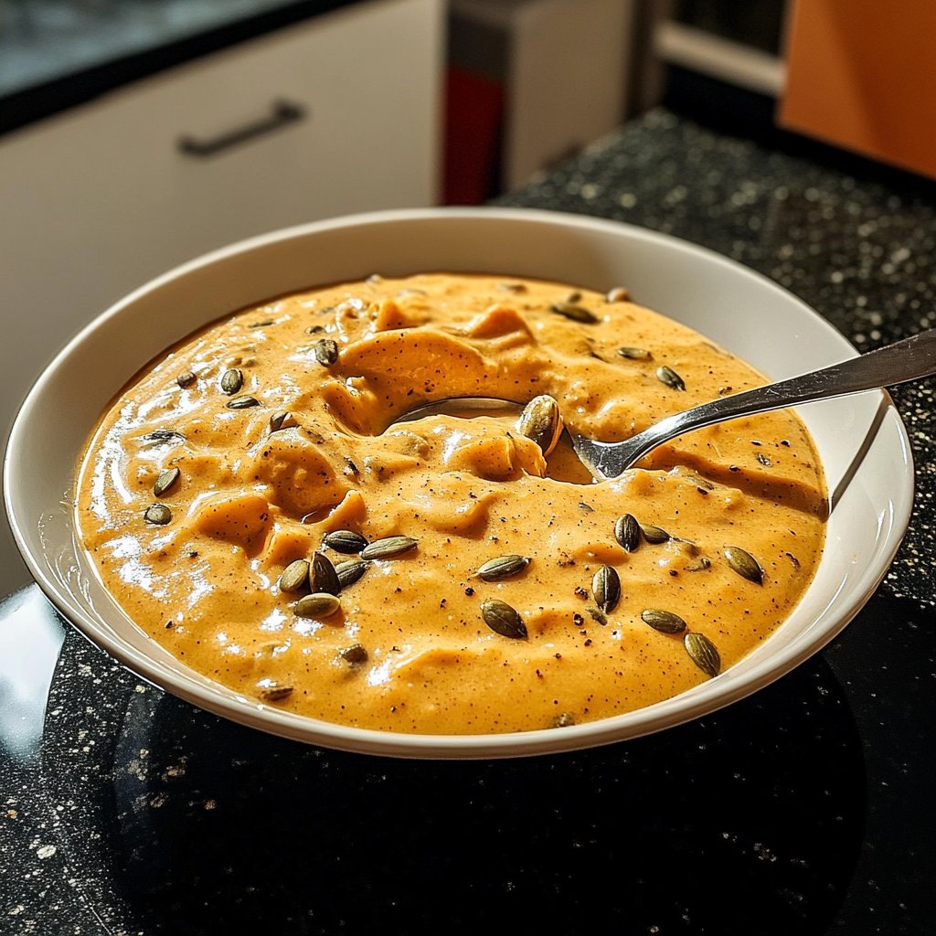 Kürbissuppe mit Muskat