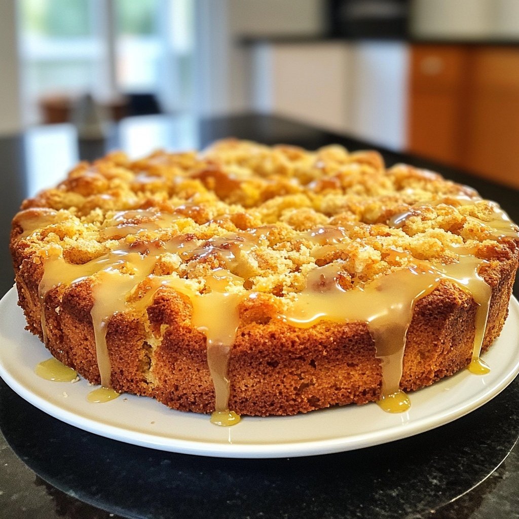 Zitronenkuchen mit Zitronensirup