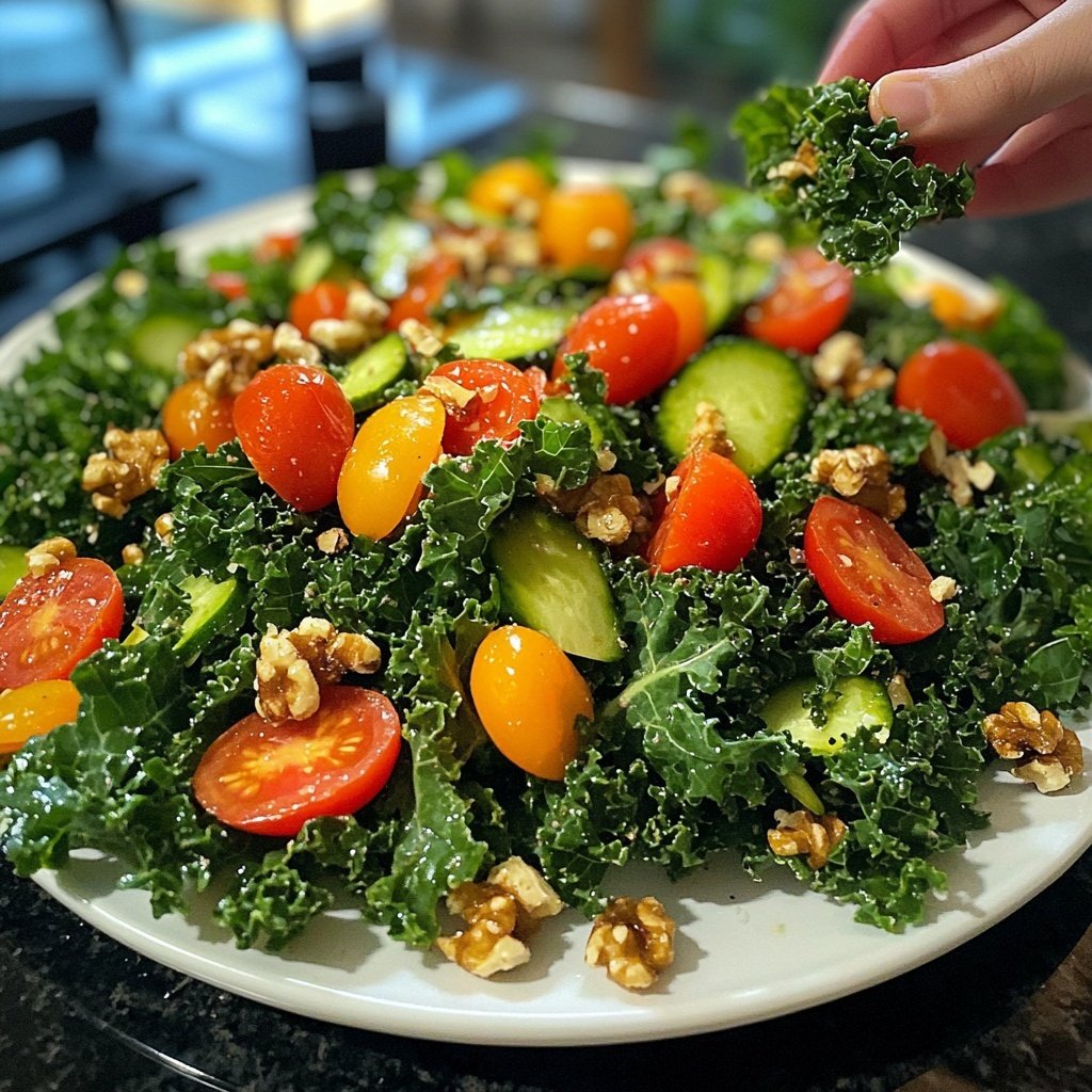 Knackiger Grünkohlsalat