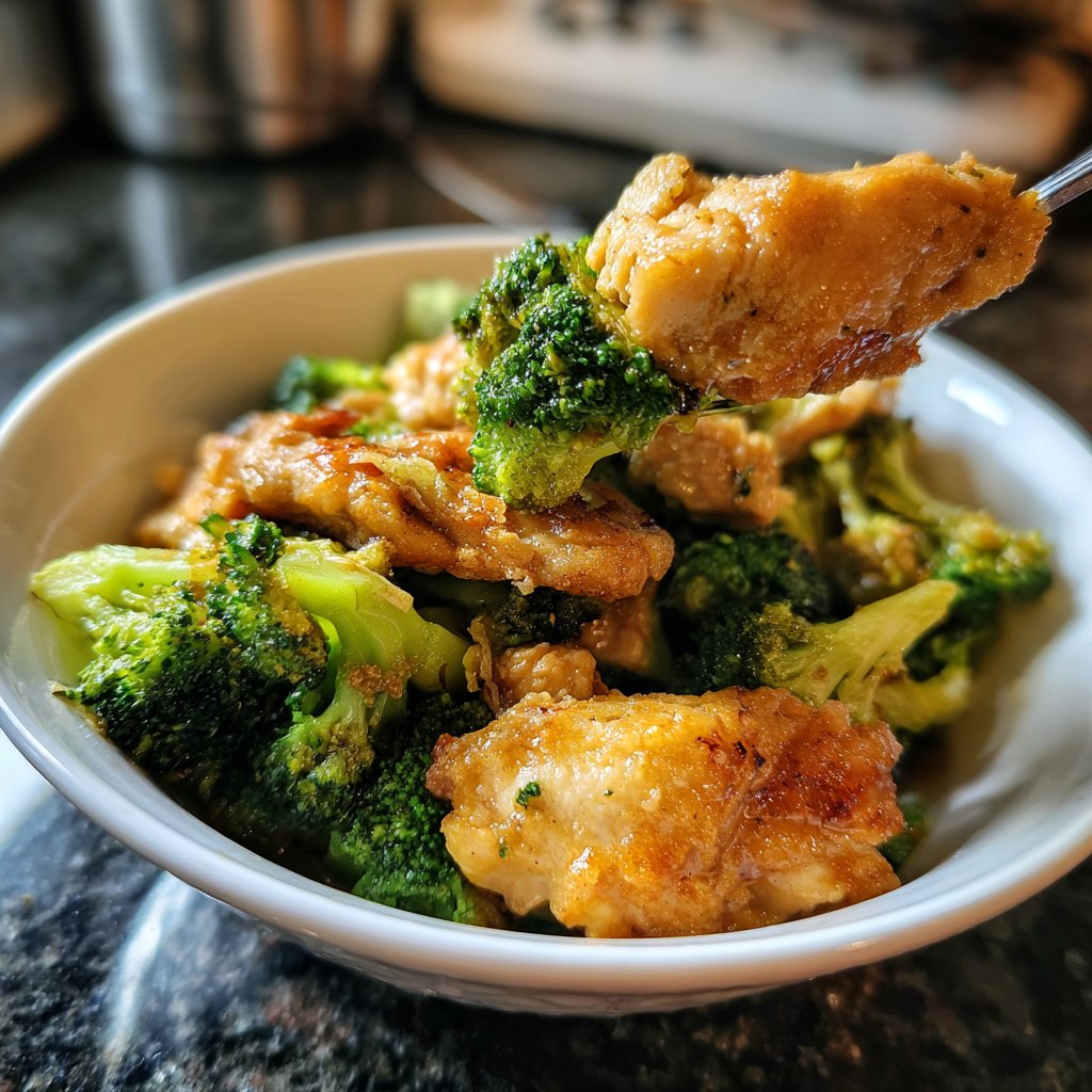 Brokkoli Pfanne Mit Hähnchen