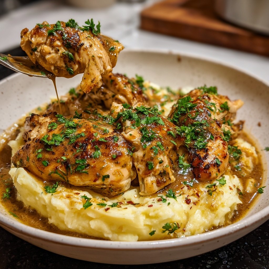 Hausmannskost Cremiges Hähnchen mit Kartoffelpüree