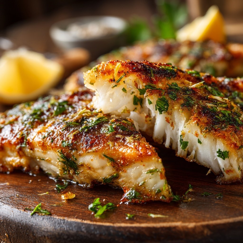 Gesund & Leicht Zitronen-Gegrillter Fisch