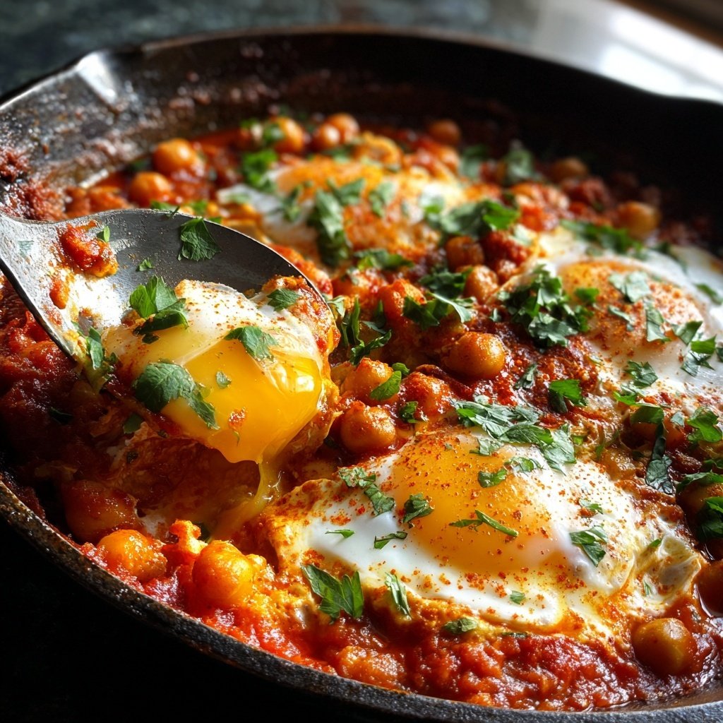 Shakshuka mit Kichererbsen