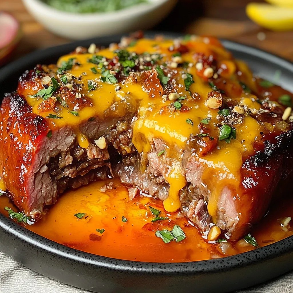 Gefüllter Hokkaido-Kürbis mit Hackfleisch