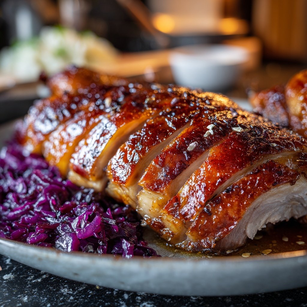 Saisonal & Festlich Weihnachtsgans mit Rotkohl
