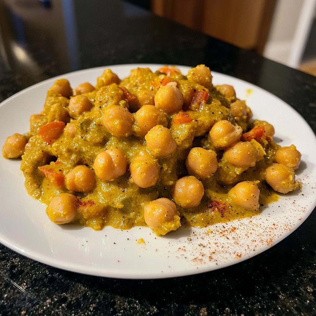 Indisches Kichererbsencurry