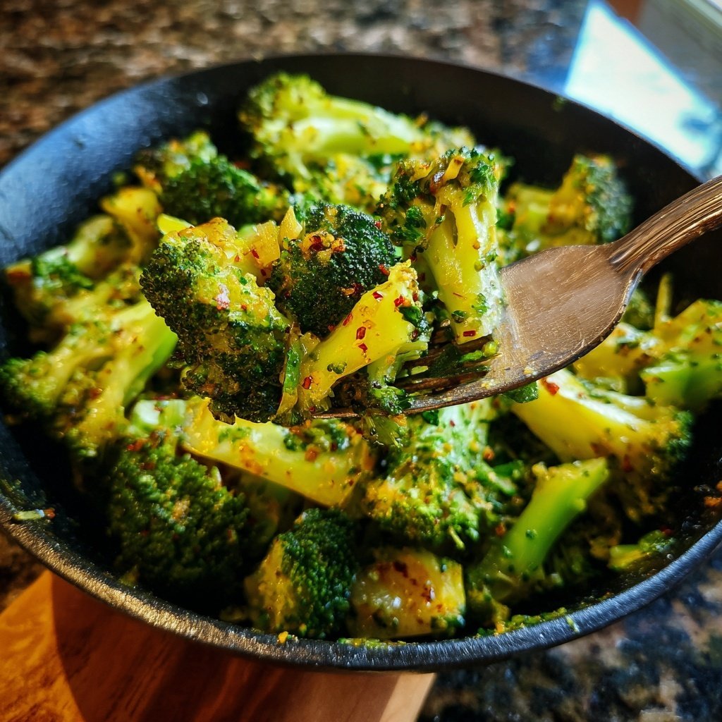 Brokkoli Pfanne Mit Ingwer